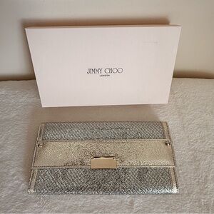 Jimmy Choo Gold and Silver Women's Clutch